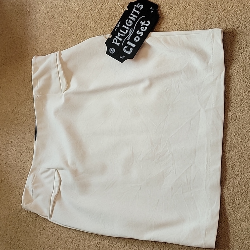 Versona Ivory Straight Skirt 16